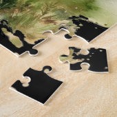 Ross Wasserfarbe Weißer Arabian Pferdepfeife Natur Puzzle (Seite)