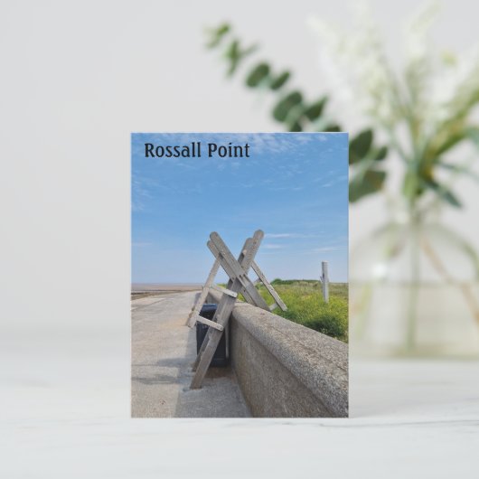Rossall Point Postkarte (Stehend Vorderseite)