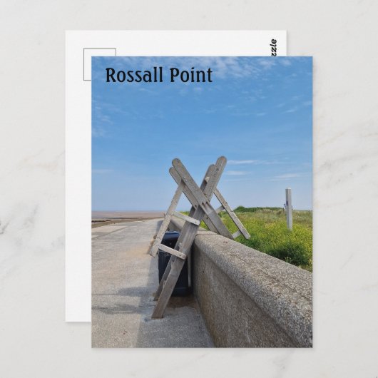 Rossall Point Postkarte (Vorne/Hinten)