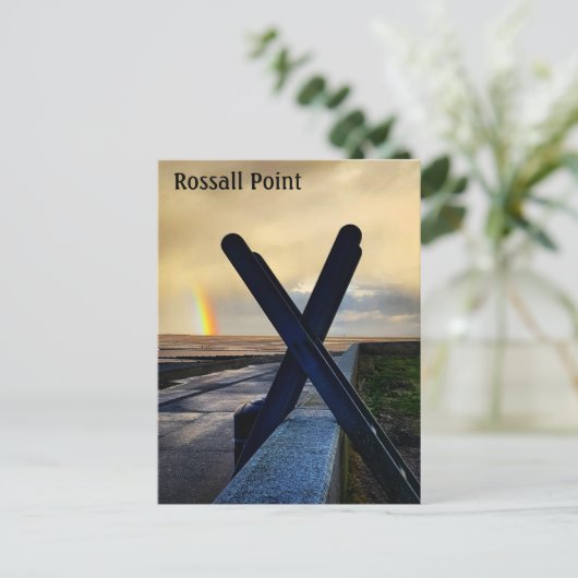 Rossall Point Postkarte (Stehend Vorderseite)