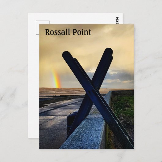 Rossall Point Postkarte (Vorne/Hinten)