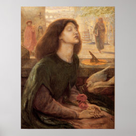 Rossetti - Beata Beatrix 1882 Poster