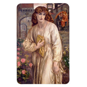 Rossetti Beatrice CC0544 Kühlschrank-Kunstsammlun Magnet