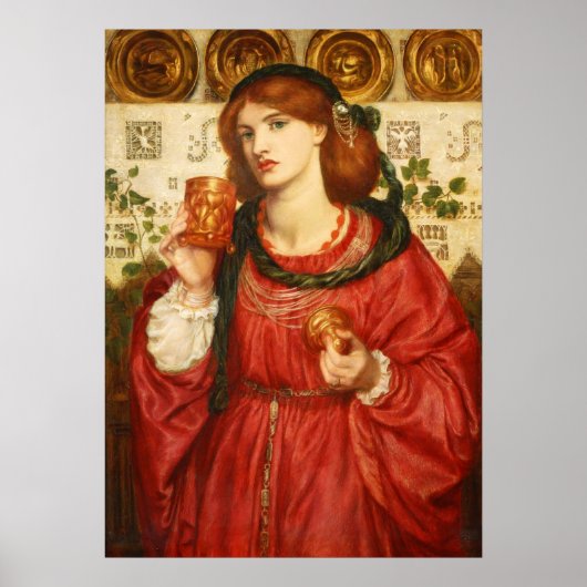 Rossetti Das Loving Cup CC0175 Poster (Vorne)