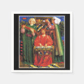 Rossetti - Ein Weihnachtslied Serviette (Vorderseite)