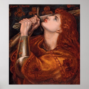 Rossetti Joan vom Arc CC0762 Semi-Gloss Poster