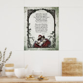 Rossetti "Liebe" Viktorianisches Kunstgedicht 24x3 Poster (Küche)