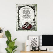 Rossetti "Liebe" Viktorianisches Kunstgedicht 24x3 Poster (Heimbüro)