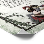 Rossetti "Liebe" Viktorianisches Kunstgedicht 8x10 Poster (Ecke)