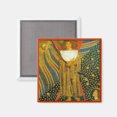 Rossetti Malerei der Liebe Magnet (Vorderseite/Rückseite)