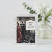 Rossetti "Mein Geheimnis" Viktorianische Postkarte (Stehend Vorderseite)