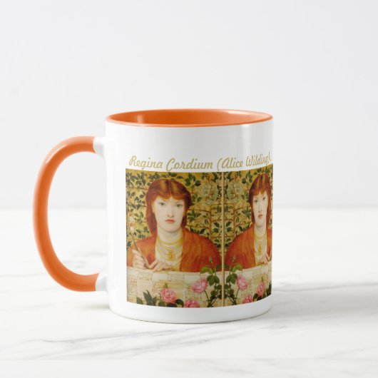 Rossetti Regina Cordium CC0505 Pre-Raphaelite Tasse (Links)