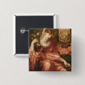 Rossetti Roman Harp Player Button (Vorne & Hinten)