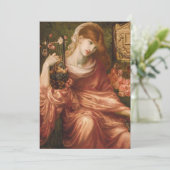 Rossetti römische Harfen-Spieler-Einladungen Einladung (Stehend Vorderseite)