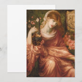 Rossetti römische Harfen-Spieler-Einladungen Einladung (Vorne/Hinten)