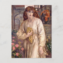 Rossetti Salutation of Beatrice CC0646 Postcard Postkarte