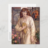 Rossetti Salutation of Beatrice CC0646 Postcard Postkarte (Vorne/Hinten)