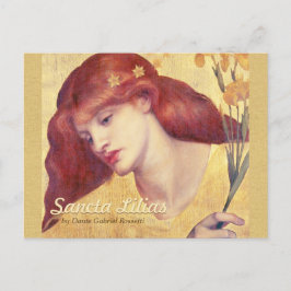 Rossetti Sancta Lilias CC0657 Postkarte