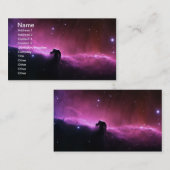 Rosshead Nebula Barnard 33 NASA Visitenkarte (Vorne/Hinten)