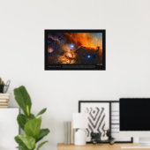 Rosshead und Flammennebel (Barnard 33, NGC 2024) Poster (Heimbüro)