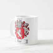 Rossi Familienwappen Kaffeetasse (Vorderseite Links)