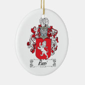 Rossi Familienwappen Keramik Ornament (Rechts)