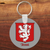 Rossi Family Shield Schlüsselanhänger (Vorderseite)
