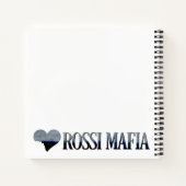 Rossi Mafia Notebook Notizblock (Rückseite)