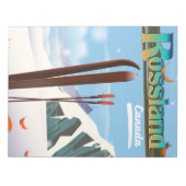 Rossland Canada Reiseplakat. Notizblock (Vorderseite)