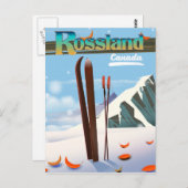 Rossland Canada Reiseplakat. Postkarte (Vorne/Hinten)