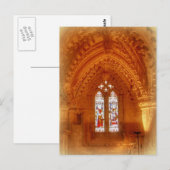 Rosslyn Chapel Räume Postkarte (Vorne/Hinten)
