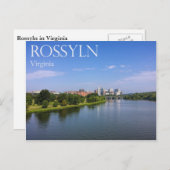 Rosslyn in Virginia Postkarte (Vorne/Hinten)