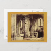 Rosslyn Kapelle 1860 Postkarte (Vorne/Hinten)