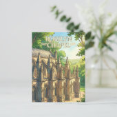 Rosslyn-Kapelle Schottland Postkarte (Stehend Vorderseite)