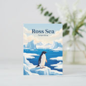 Rossmeer Antarktika Postkarte (Stehend Vorderseite)