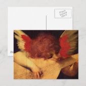 Rosso Fiorentino Musician Angel Postkarte (Vorne/Hinten)