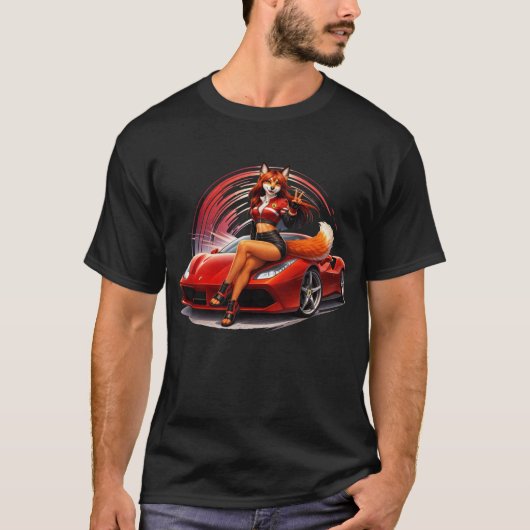 Rosso Street Vixen T-Shirt (Vorderseite)