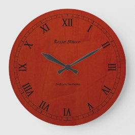 Rosso Stucco Imitate beenden Rund um die Uhr