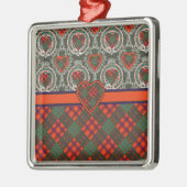 RossScottishTartan Ornament Aus Metall (Links)