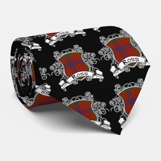 Rosstartan-Schild Krawatte (Gerollt)