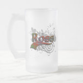 Rosstartan-Schmutz Mattglas Bierglas (Links)