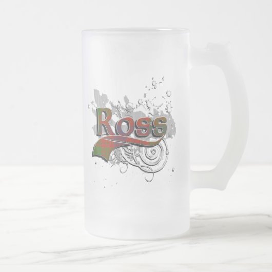 Rosstartan-Schmutz Mattglas Bierglas (Rechts)