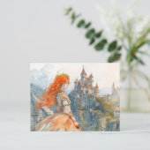 Rosstrappe Legend Brunhilde’s Leap Begins Postkarte (Stehend Vorderseite)