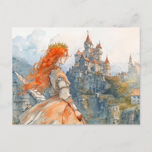 Rosstrappe Legend Brunhilde’s Leap Begins Postkarte (Vorderseite)