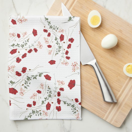 RossyRed-Sammlung Geschirrtuch (Viertel Falte)