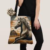 Rost/antik Pferd/Western Tasche (Von Nahem)