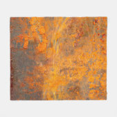 Rost auf Eisen als Hintergrund, abstrakt, schmutzi Fleecedecke (Vorderseite (Horizontal))