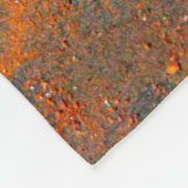 Rost auf Eisen als Hintergrund, abstrakt, schmutzi Fleecedecke (Ecke)