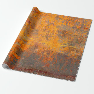 Rost auf Eisen als Hintergrund, abstrakt, schmutzi Geschenkpapier