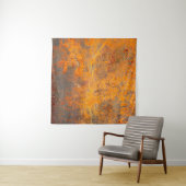 Rost auf Eisen als Hintergrund, abstrakt, schmutzi Wandteppich (Beispiel (Horizontal))